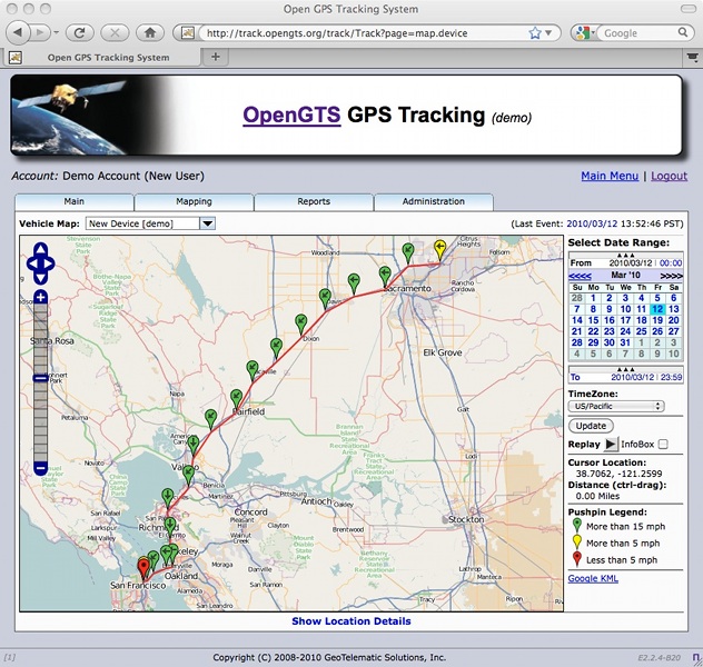 Open-Source GPS Tracking System - OpenGTS